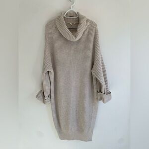 Moth Cream Cowl Neck Sweater